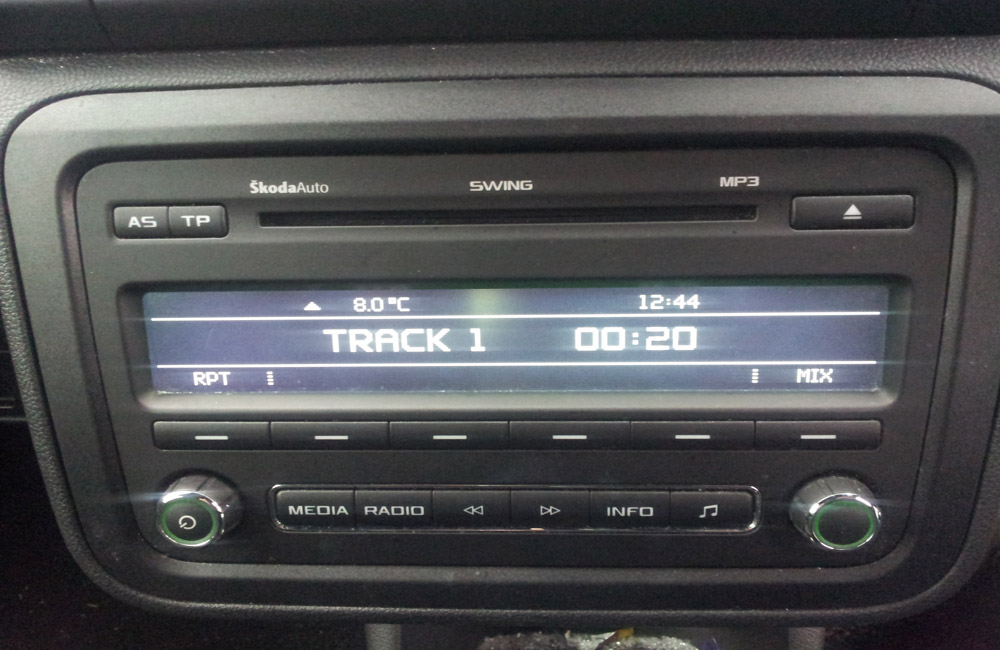 Skoda Fabia VRS DSG CD Player